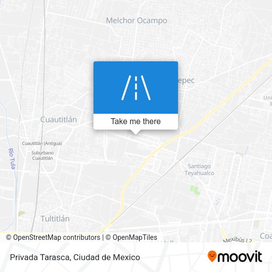 Privada Tarasca map