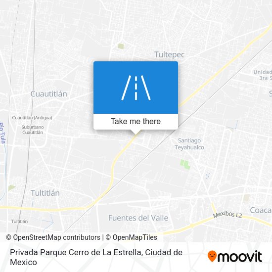 Privada Parque Cerro de La Estrella map