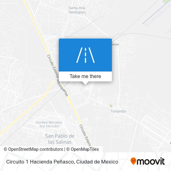 Mapa de Circuito 1 Hacienda Peñasco