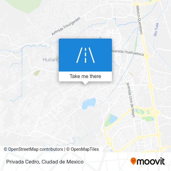 Privada Cedro map