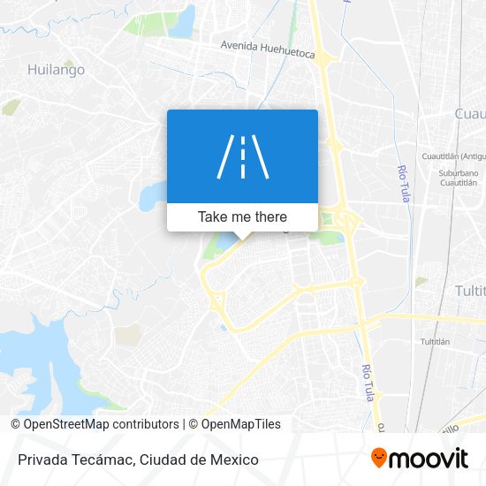 Mapa de Privada Tecámac
