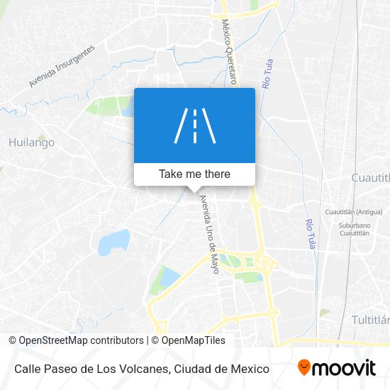 Calle Paseo de Los Volcanes map