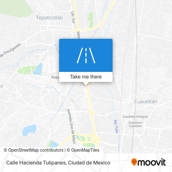 Mapa de Calle Hacienda Tulipanes
