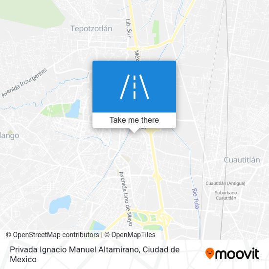 Mapa de Privada Ignacio Manuel Altamirano