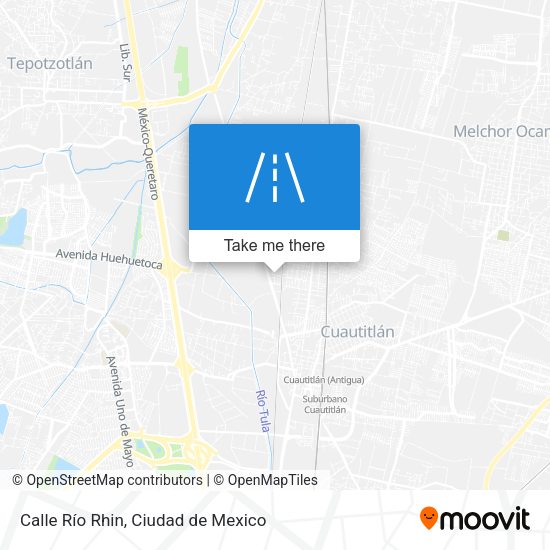 Calle Río Rhin map