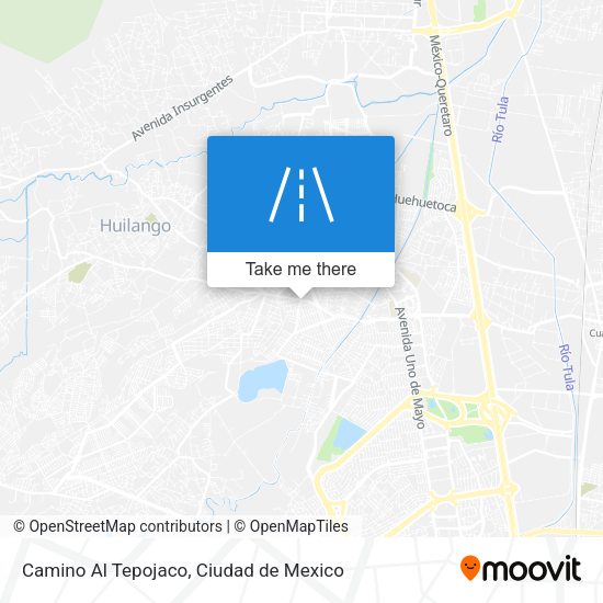 Camino Al Tepojaco map