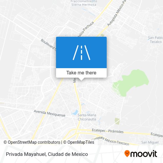 Mapa de Privada Mayahuel