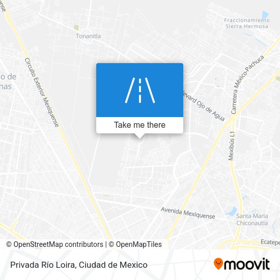 Privada Río Loira map
