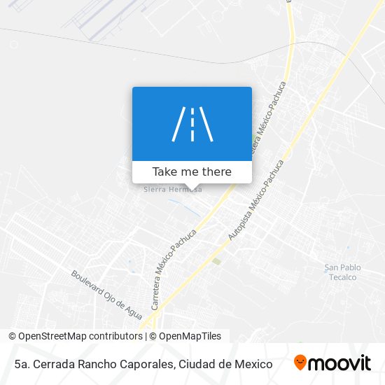 5a. Cerrada Rancho Caporales map