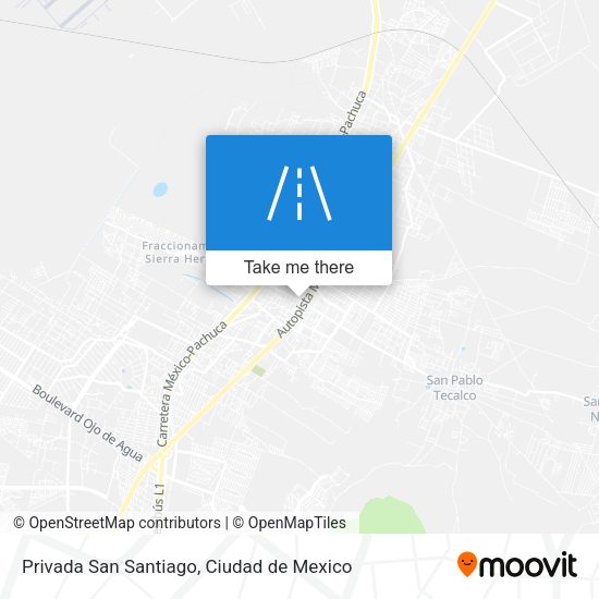 Mapa de Privada San Santiago