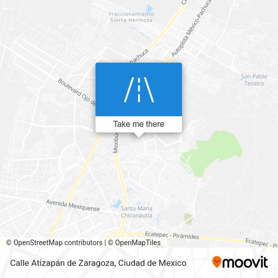 Mapa de Calle Atizapán de Zaragoza