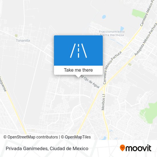 Privada Ganímedes map