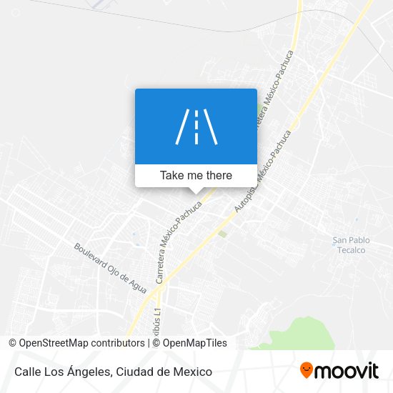 Mapa de Calle Los Ángeles