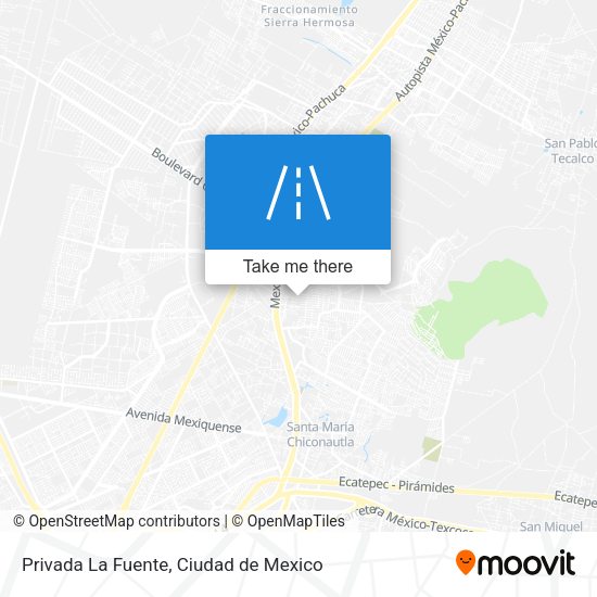 Privada La Fuente map