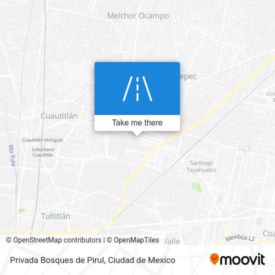 Privada Bosques de Pirul map