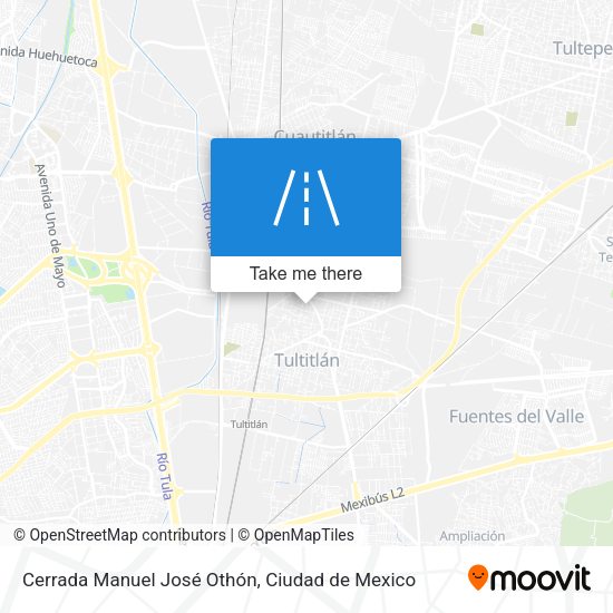 Mapa de Cerrada Manuel José Othón