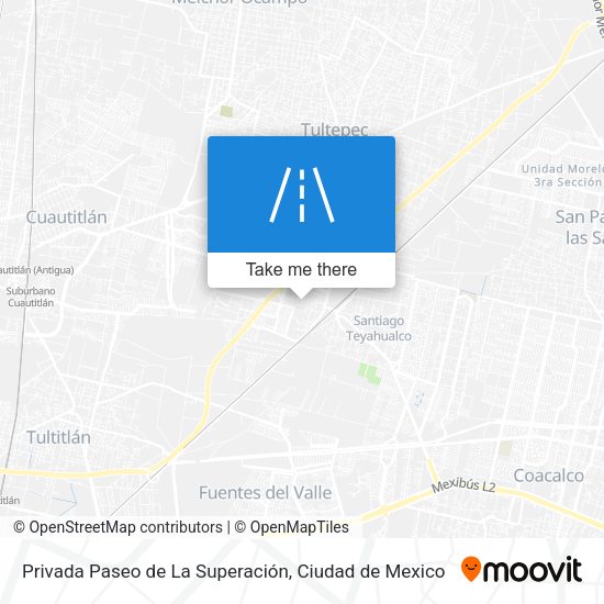 Privada Paseo de La Superación map