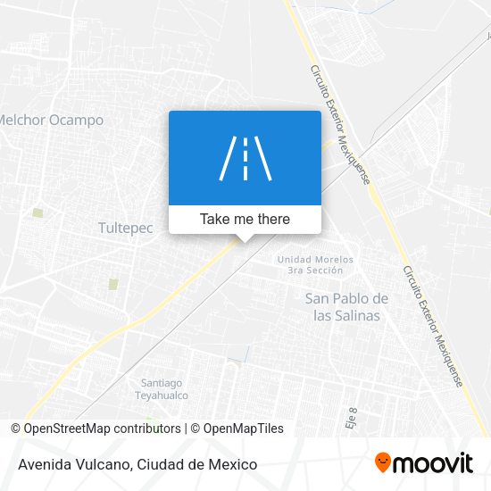 Avenida Vulcano map
