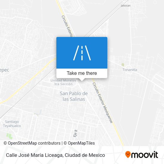 Calle José María Liceaga map