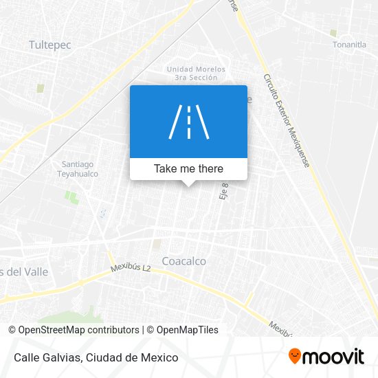Calle Galvias map