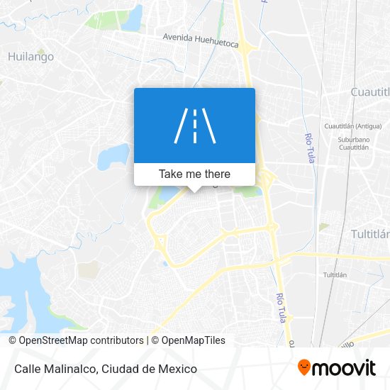 Calle Malinalco map