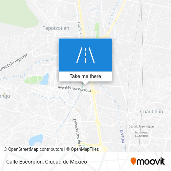 Mapa de Calle Escorpión