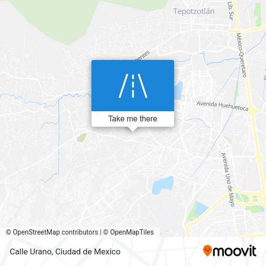 Mapa de Calle Urano