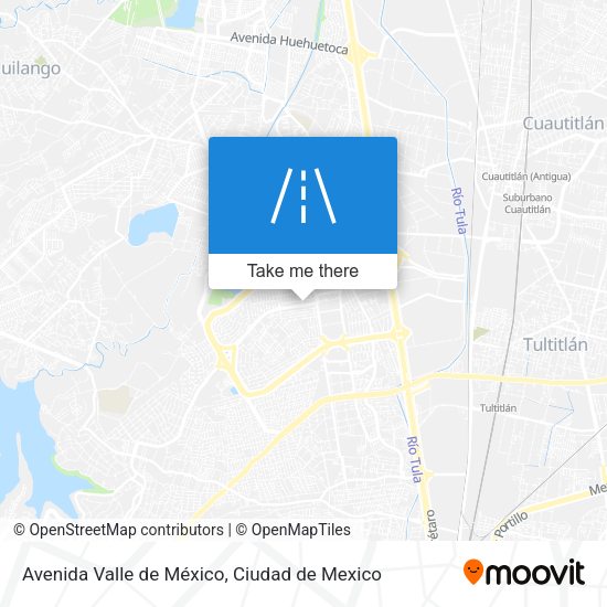 Avenida Valle de México map