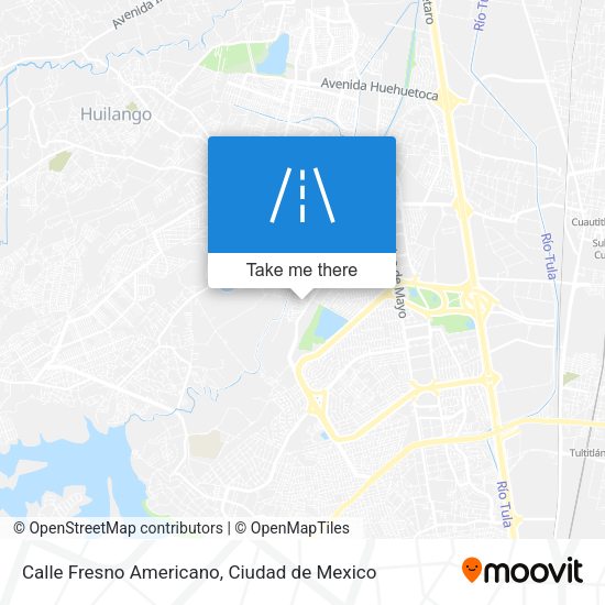 Calle Fresno Americano map