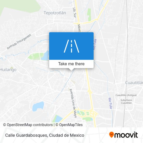 Calle Guardabosques map