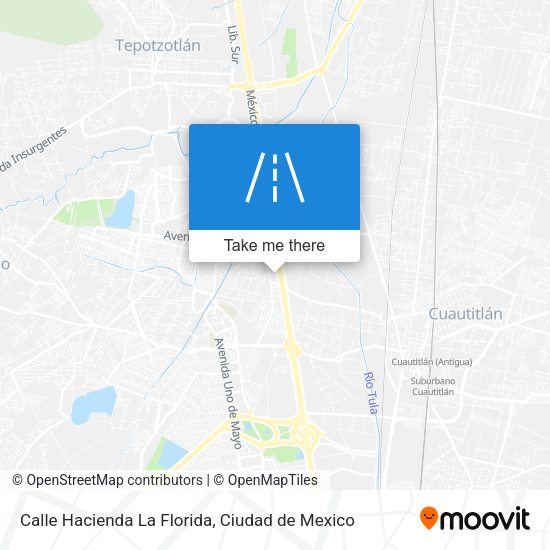 Calle Hacienda La Florida map