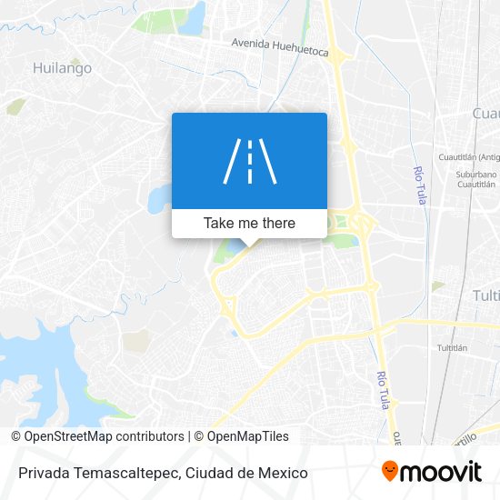 Privada Temascaltepec map