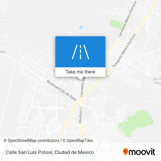 Calle San Luis Potosí map