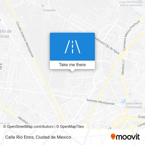 Calle Río Enns map