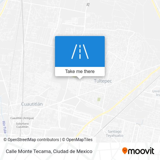 Calle Monte Tecama map