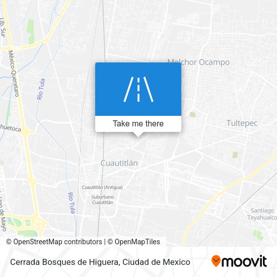 Cerrada Bosques de Higuera map