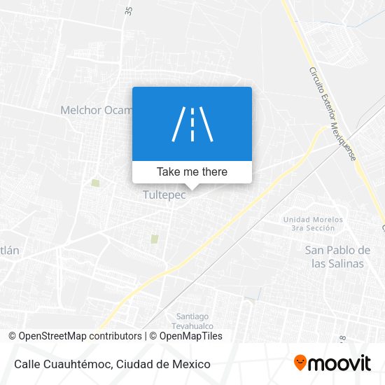 Calle Cuauhtémoc map