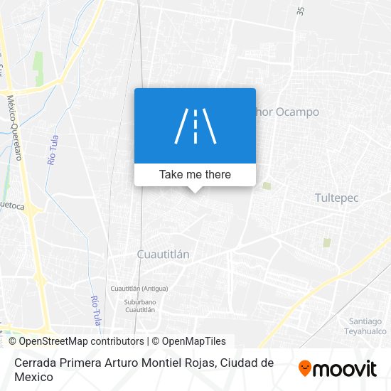 Cerrada Primera Arturo Montiel Rojas map