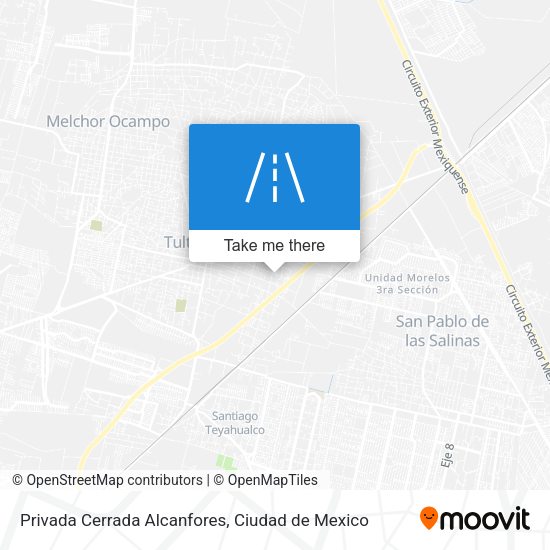 Privada Cerrada Alcanfores map