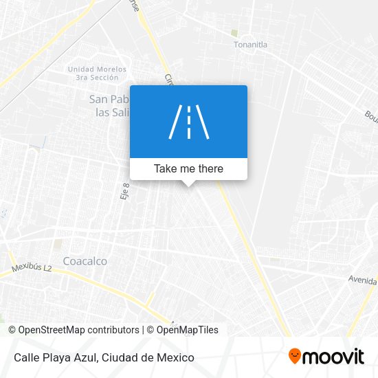 Calle Playa Azul map