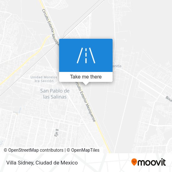 Villa Sídney map