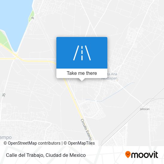 Calle del Trabajo map