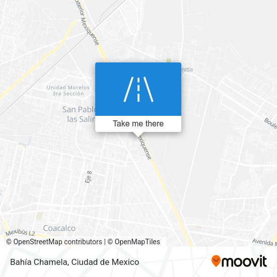 Bahía Chamela map