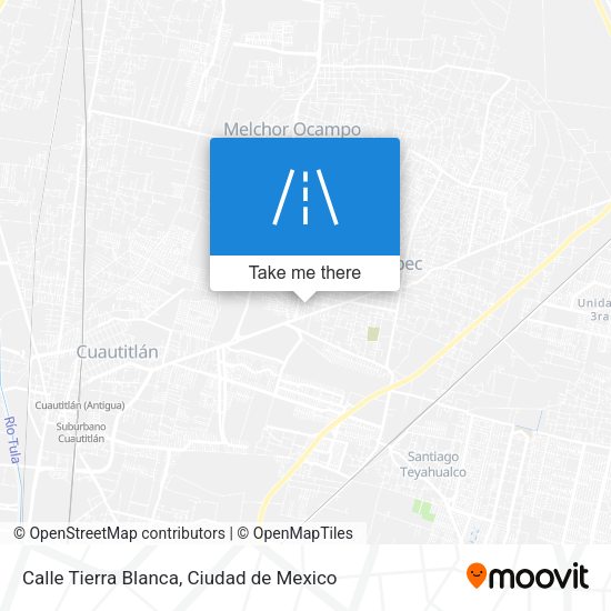 Mapa de Calle Tierra Blanca