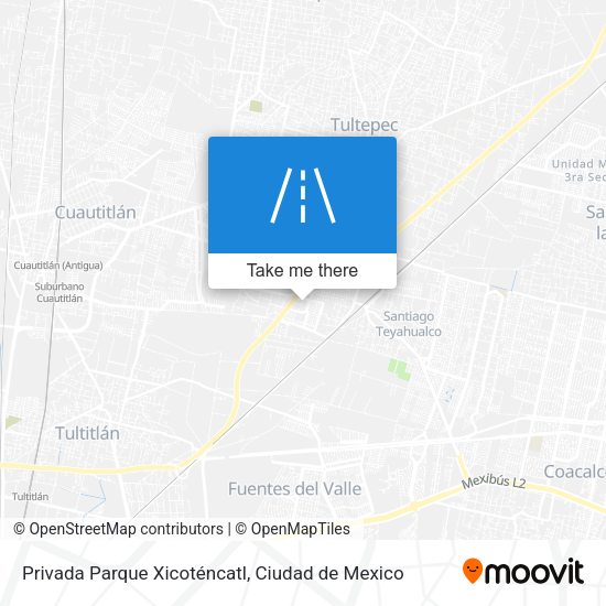 Mapa de Privada Parque Xicoténcatl