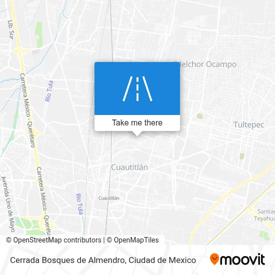 Cerrada Bosques de Almendro map