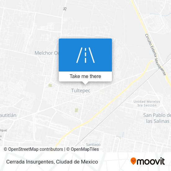 Cerrada Insurgentes map