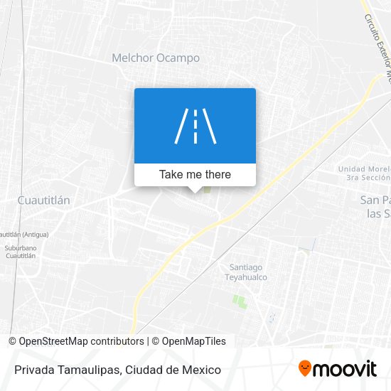 Privada Tamaulipas map