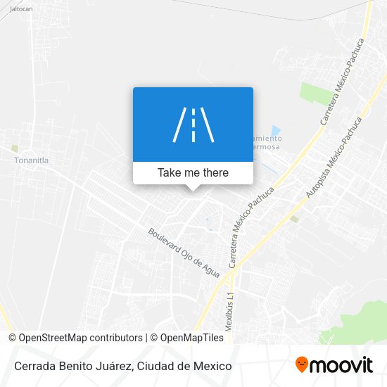 Cerrada Benito Juárez map