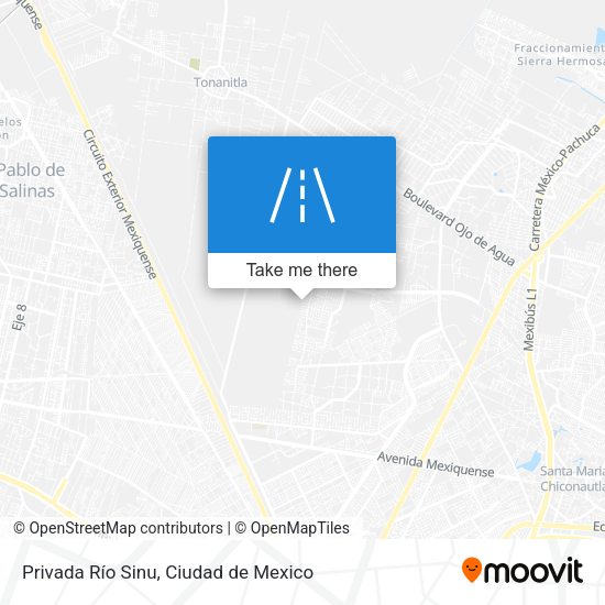 Privada Río Sinu map